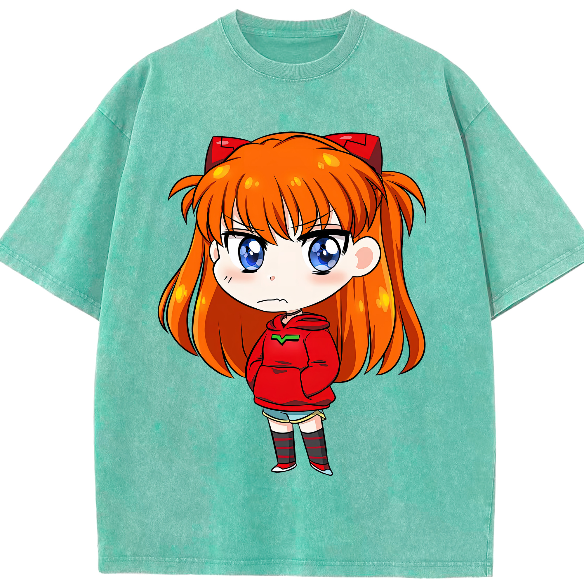（画像用） EVA 新世紀エヴァンゲリオン 綿100% ヴィンテージ風 半袖Tシャツ（フロントプリント）